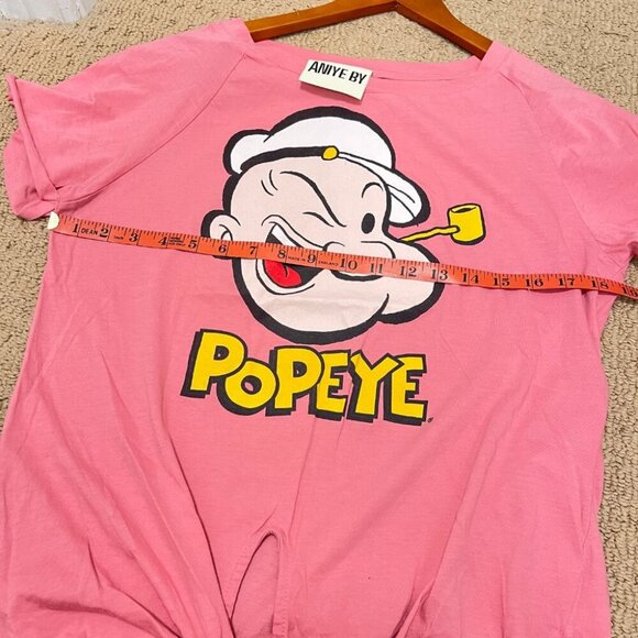 ANIYE BY x Popeye Made in Italy Graphic Tee Pink – M - Picture 11 of 13